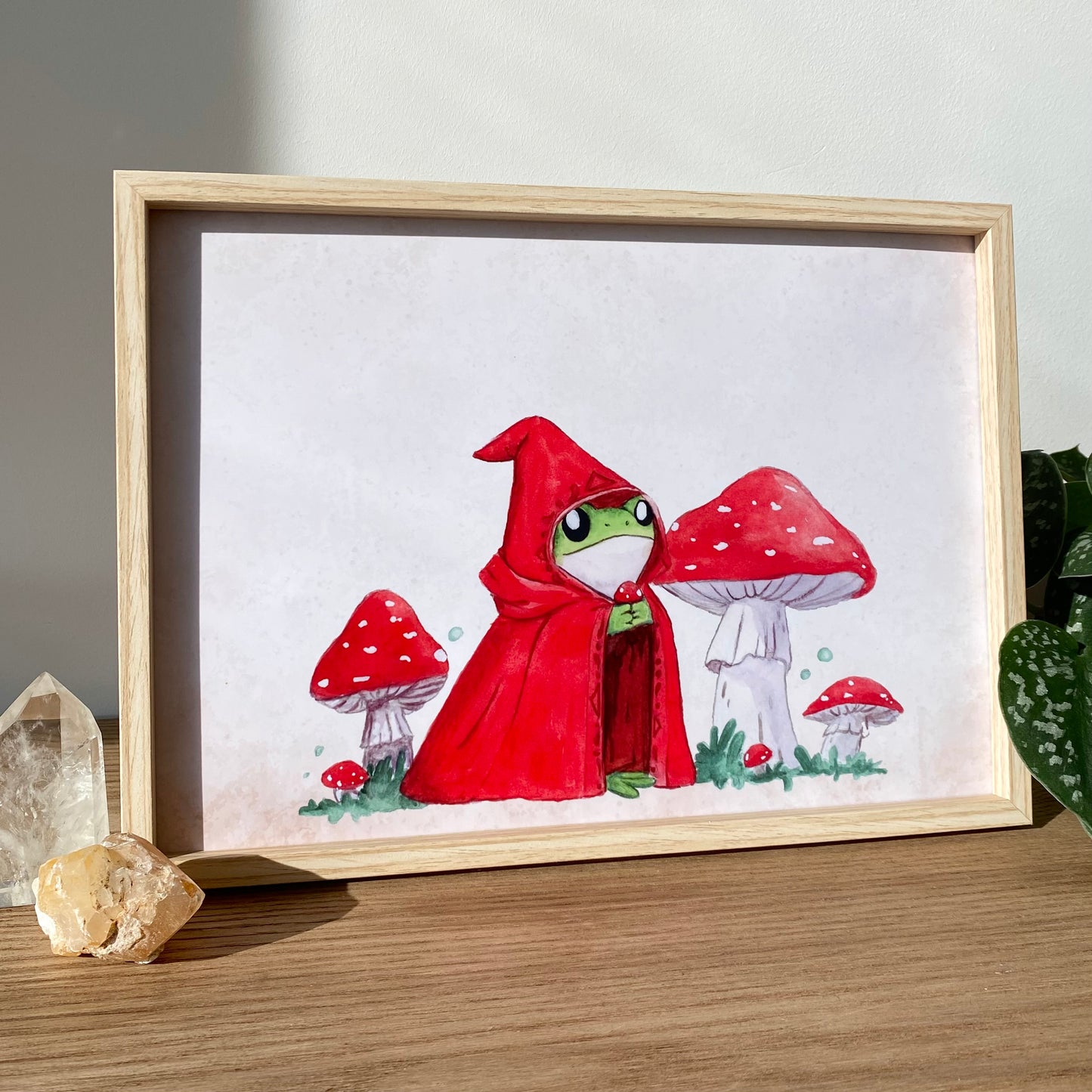 "Scarlet Croak" A4 Print