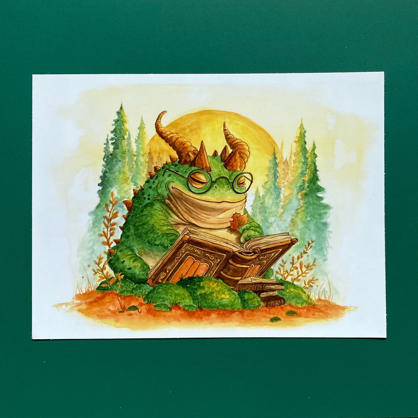 "Hornswise" A4 Print