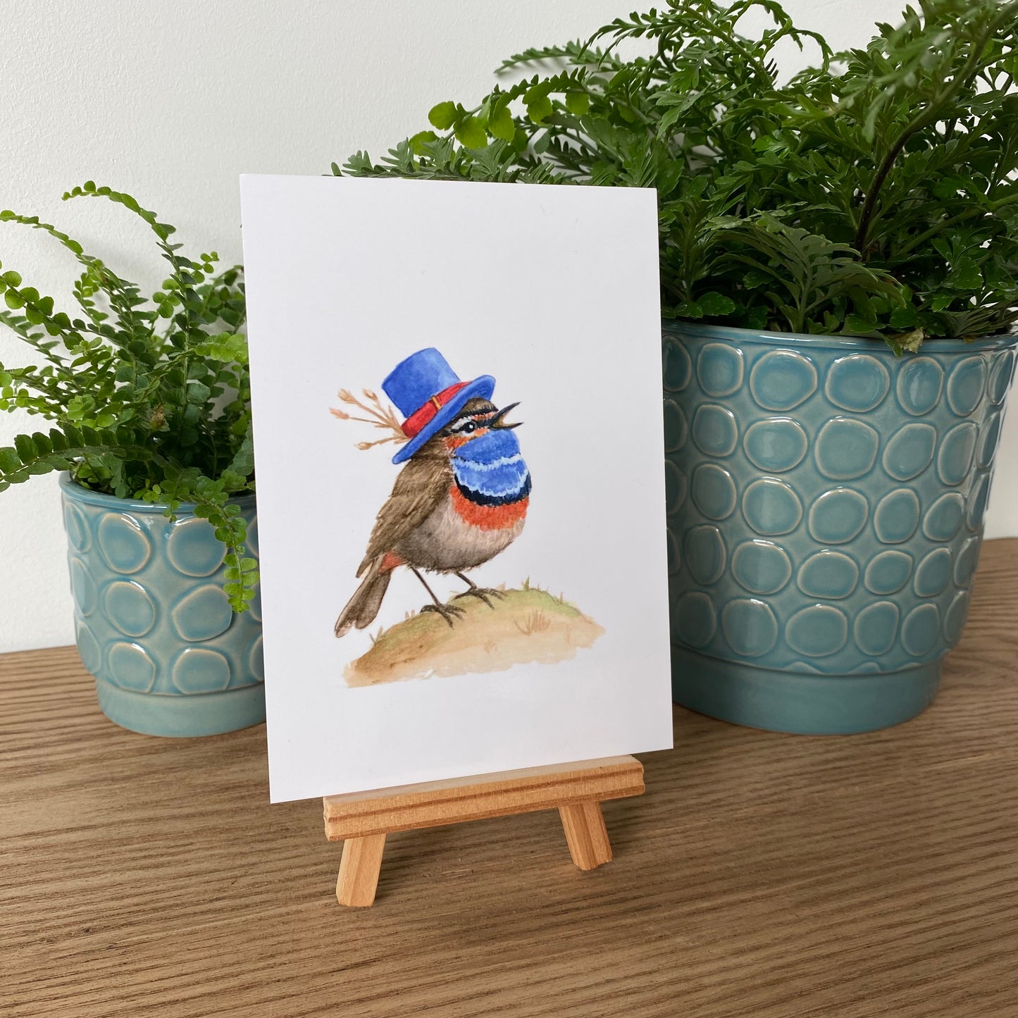 Bluethroat - Postcard