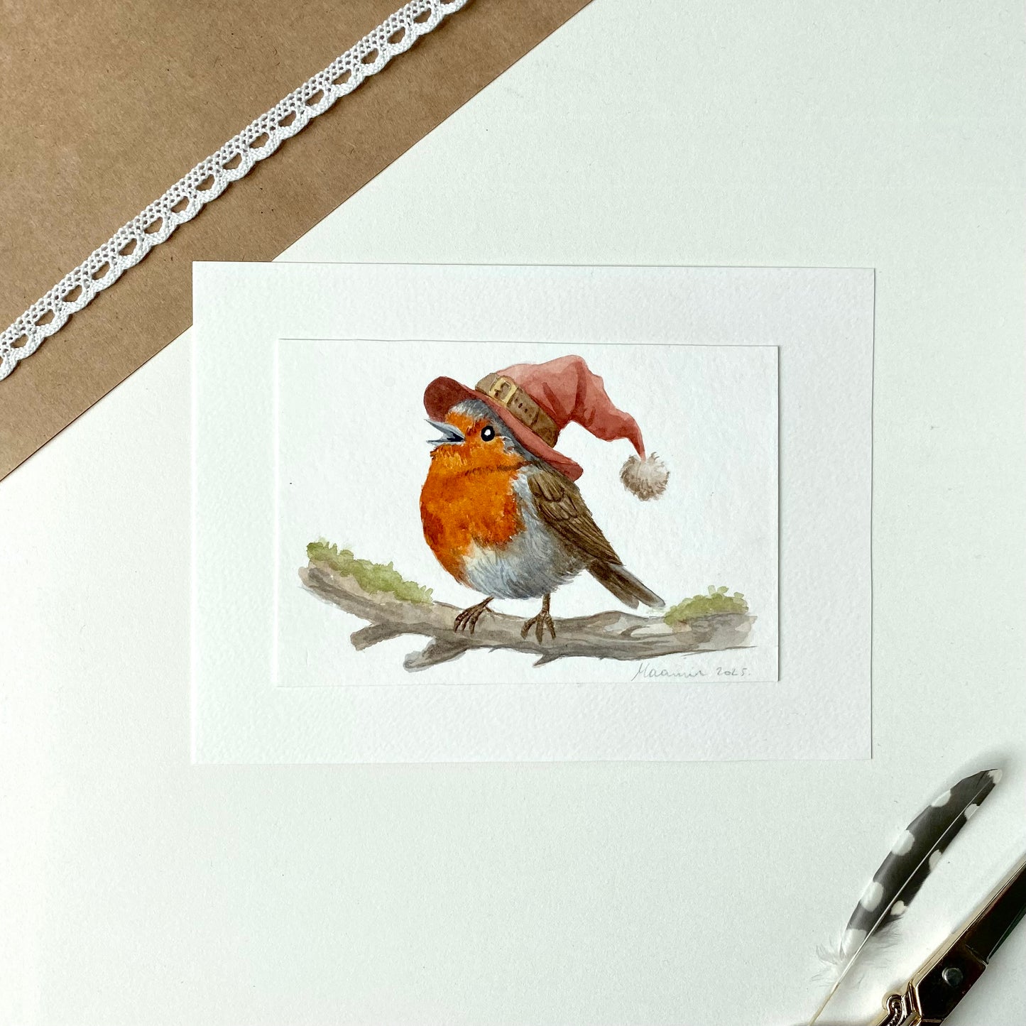 Robin - Original Watercolour Painting
