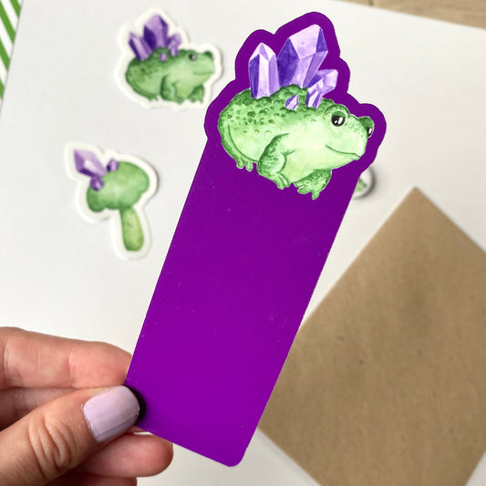 Amethist frog bookmark