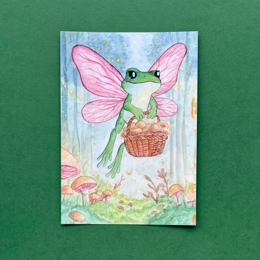 Mushroom Fairy - Postcard
