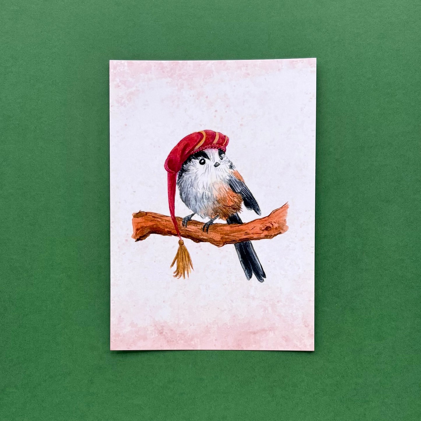 Long-tailed tit - Postcard