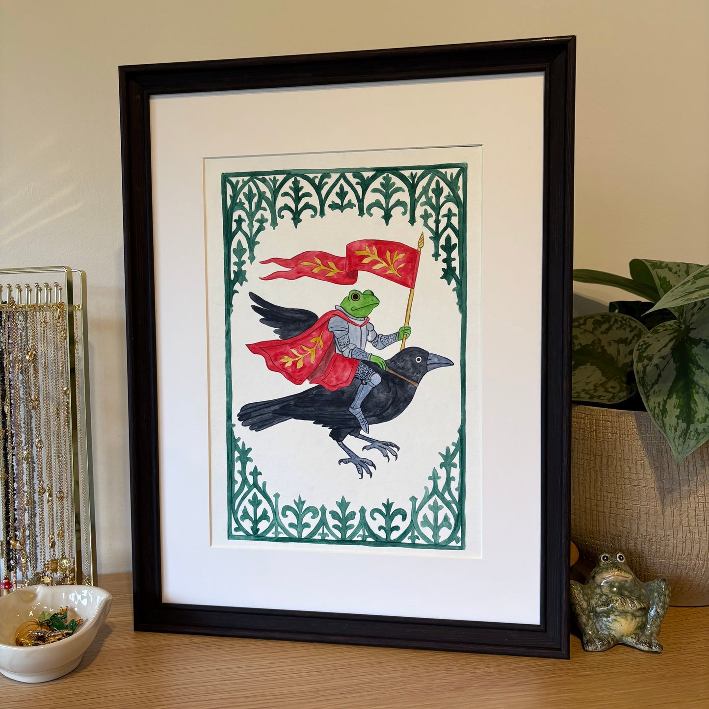 Original painting "Ser Harold Ravenborne"