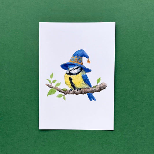 Blue Tit - Postcard
