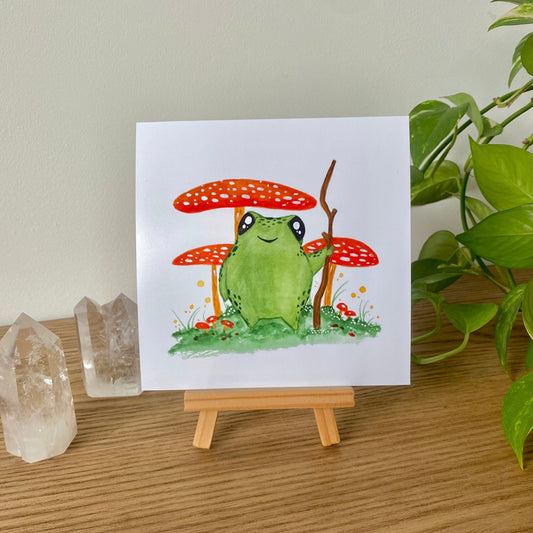 Frog adventurer | print