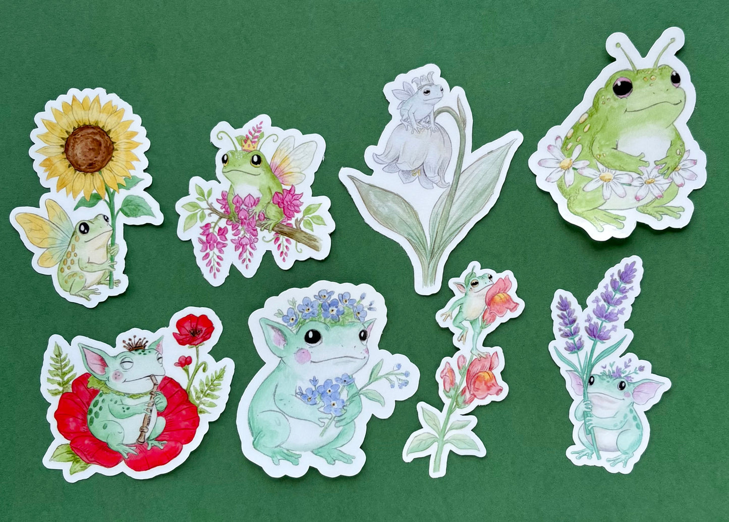Flower Frog sticker