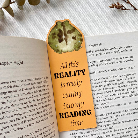 Butt frog bookmark