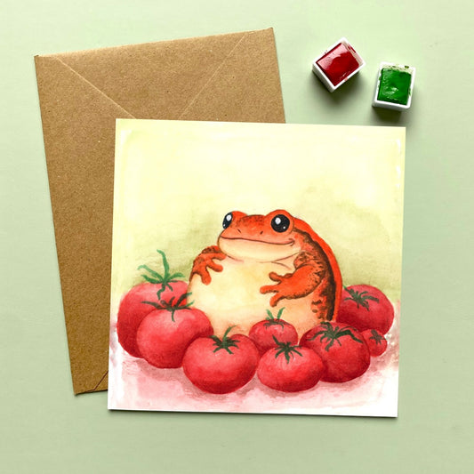 Tomato frog print