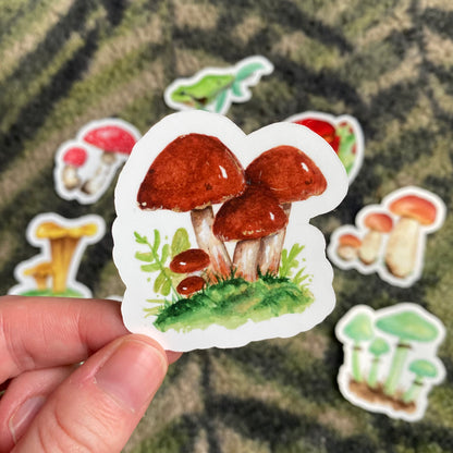 Redlead roundhead sticker