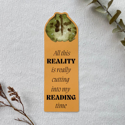 Butt frog bookmark