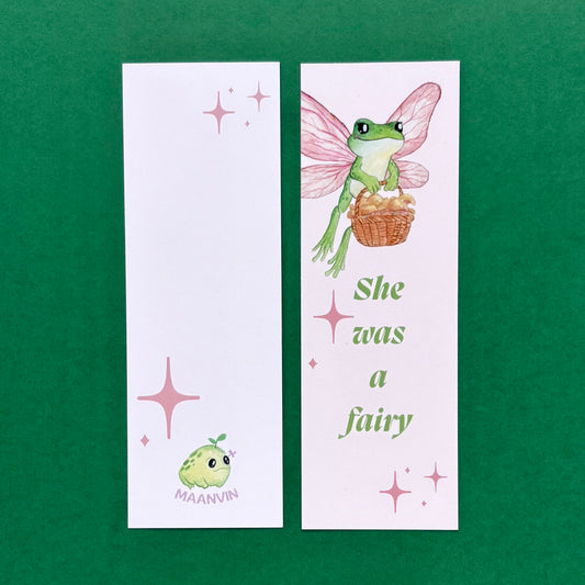 She was a fairy - bookmark