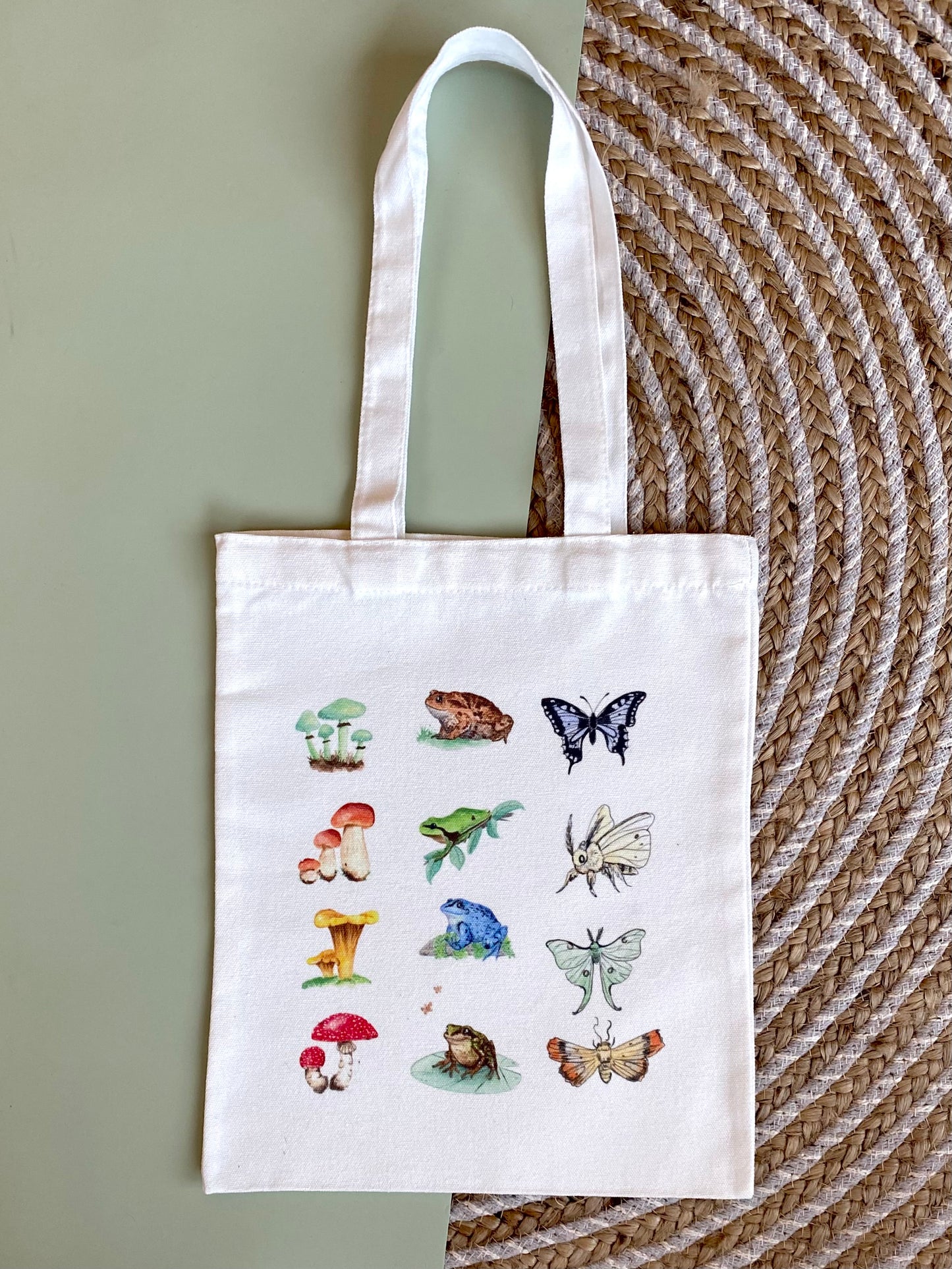 Mushrooms & critters Totebag