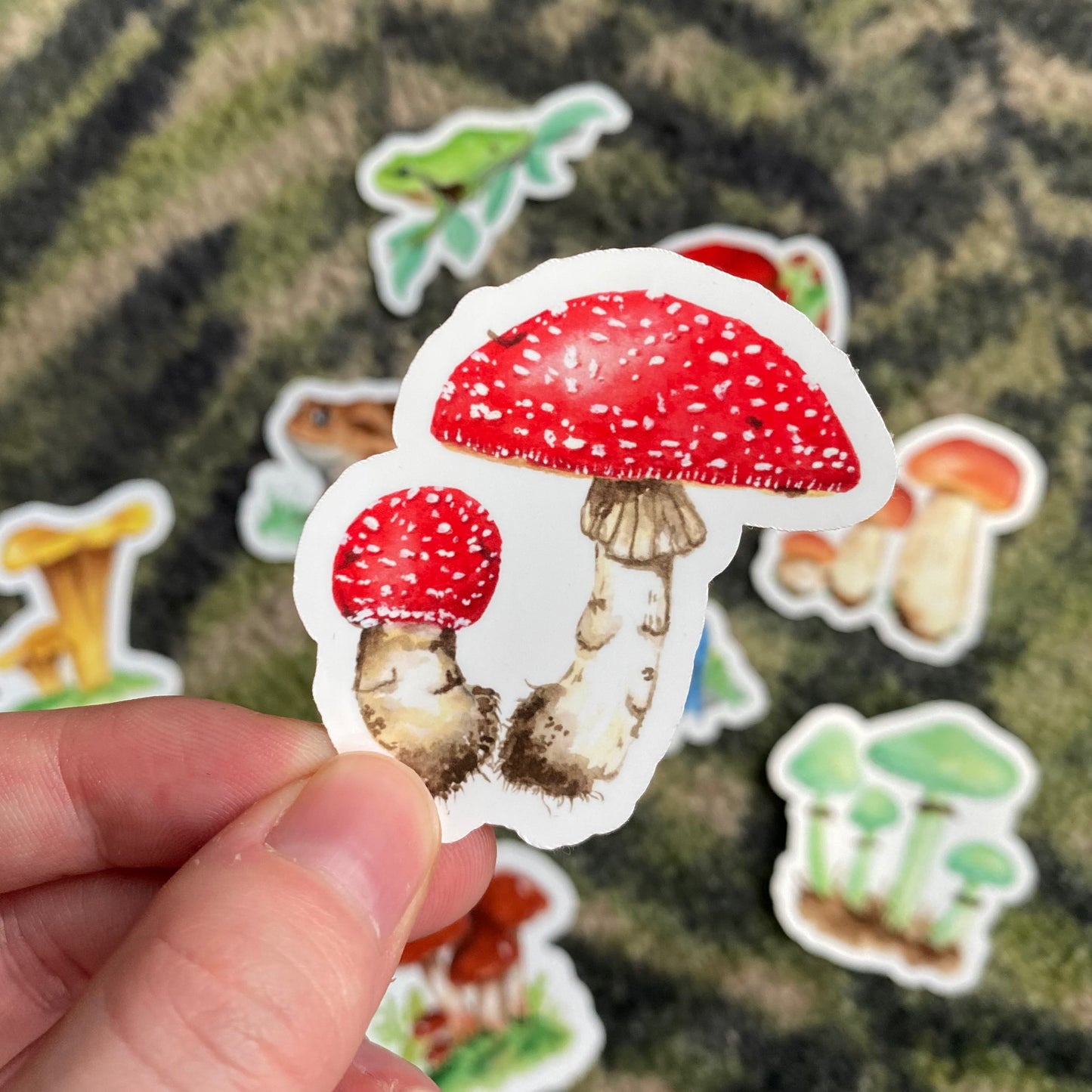 Fly agaric sticker