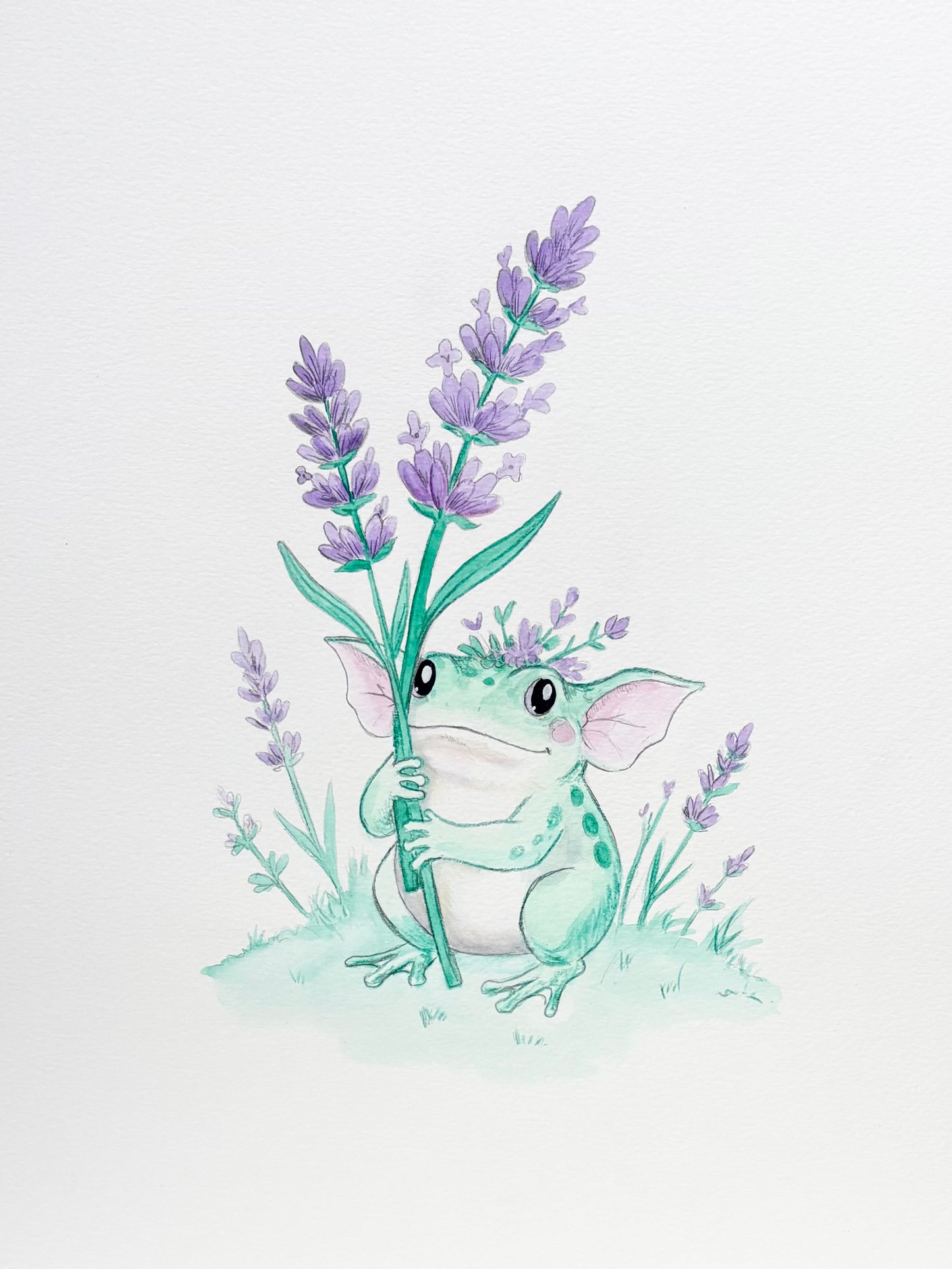 Custom Flower Frog Commission