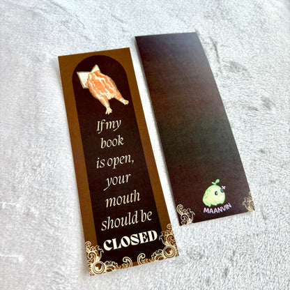 Reading frog bookmark