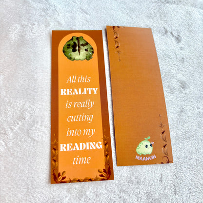 Butt frog bookmark