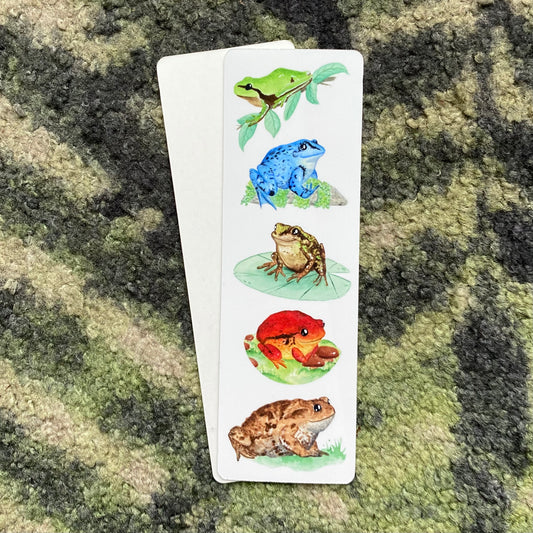 Frogs & toad bookmark