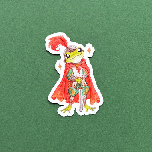 Knight Frog - Sticker