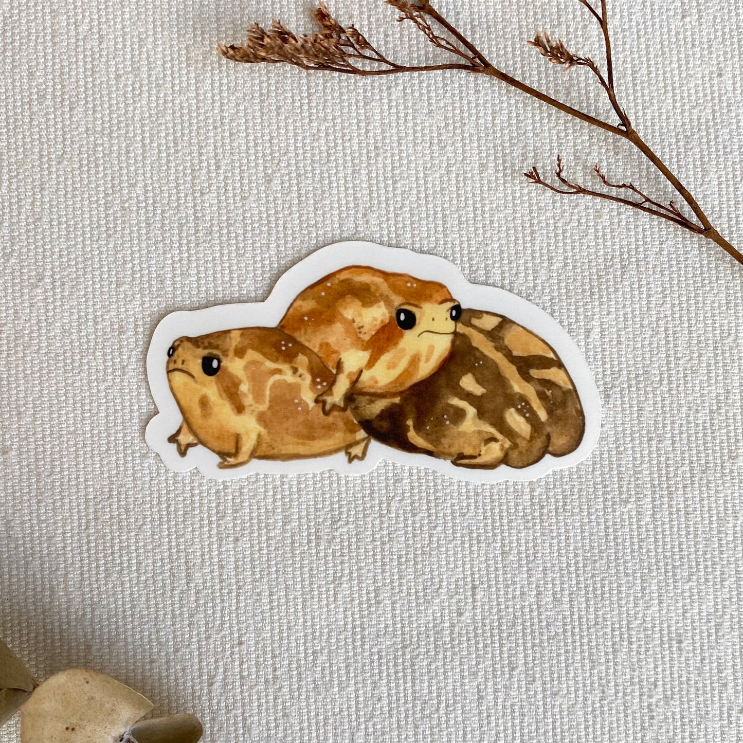 Pile of potatoes sticker