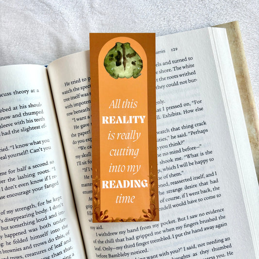 Butt frog bookmark