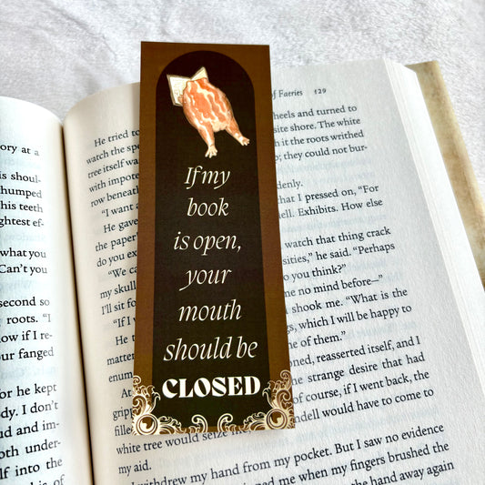 Reading frog bookmark