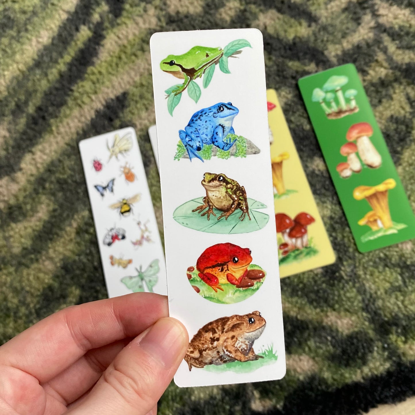 Frogs & toad bookmark