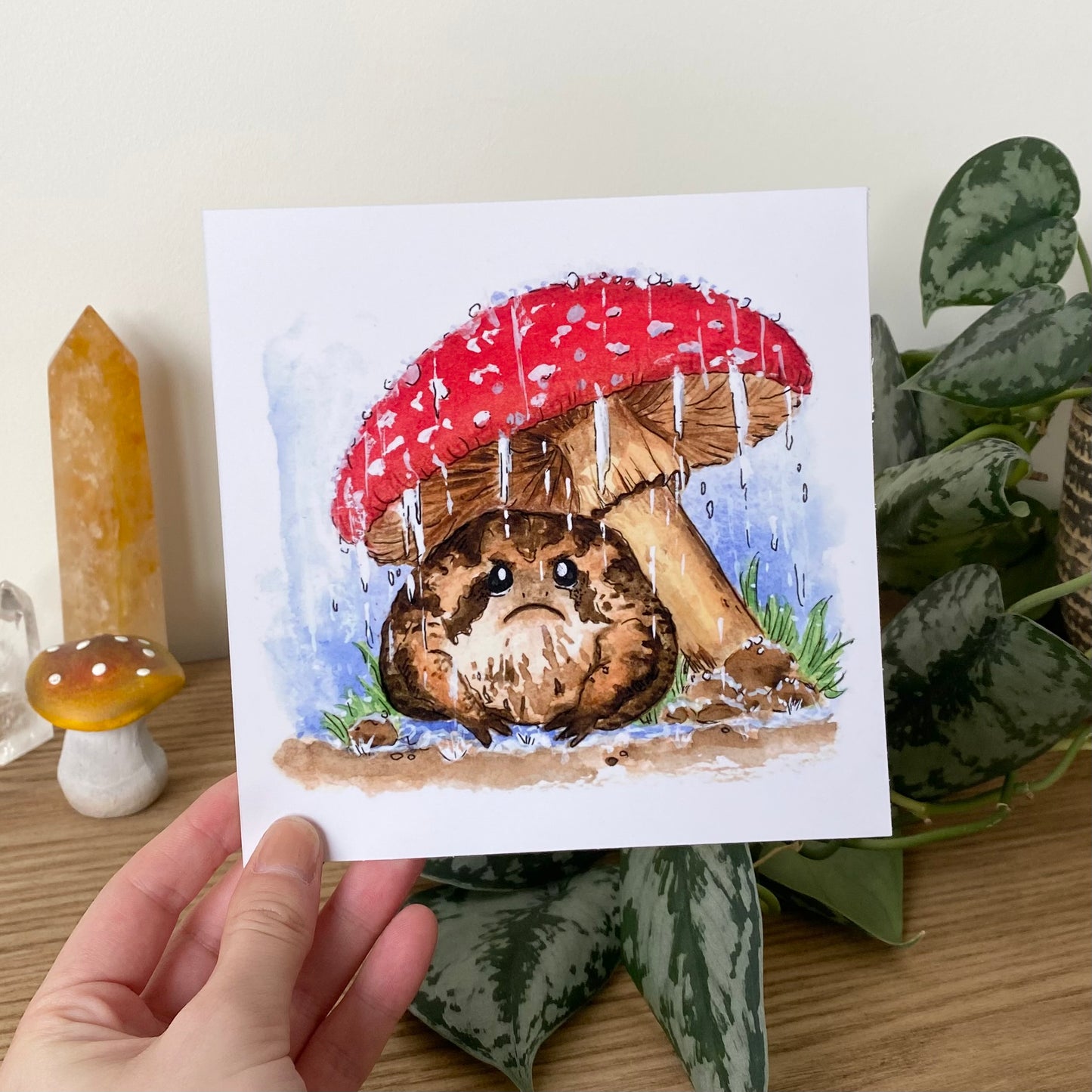 Forest rain frog print