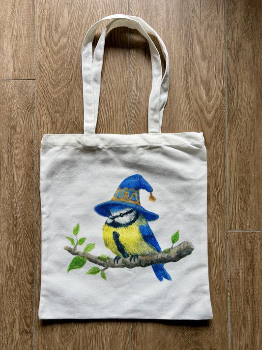 Blue tit Totebag