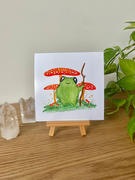 Frog adventurer | print