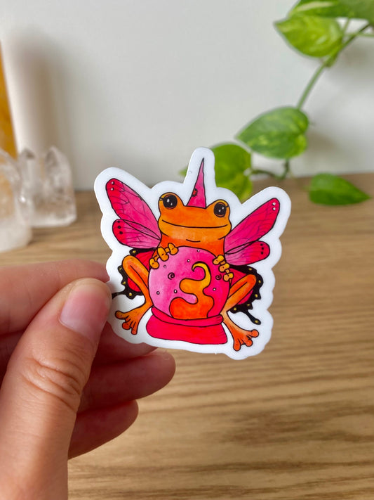 Fairy Frog Sticker |||