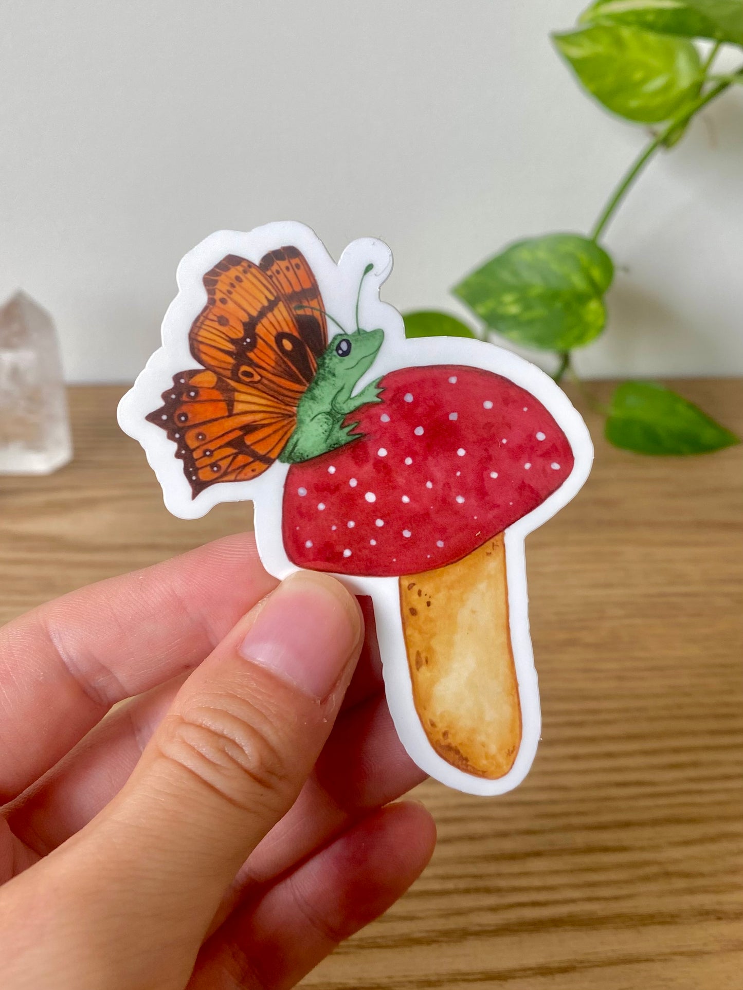 Butterfrog sticker ||